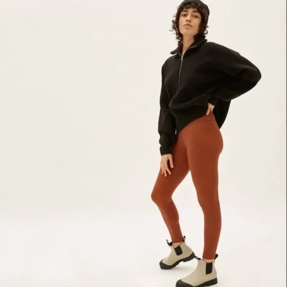 Everlane The Perform Legging ReNew Ankle Copper womens size large - Picture 1 of 4